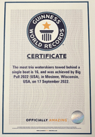 Certificate World Record 