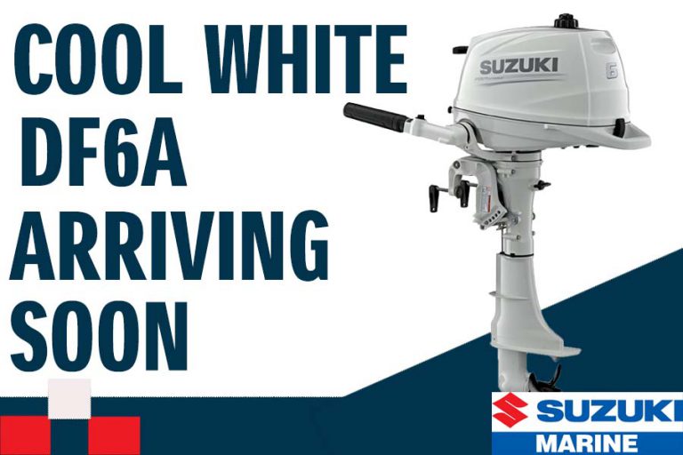 Suzuki DF6A Now Available In White Suzuki Marine